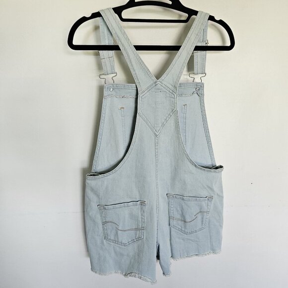 Levi Strauss Denim Midi Shortalls Big Girls Size XL Adjustable Straps - Picture 4 of 6